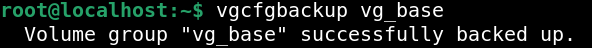 vgbackup