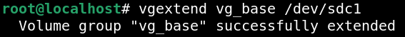 vgextend